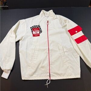 Vintage NASCAR Winston Cup - Grand National Driver Jacket - White and Red